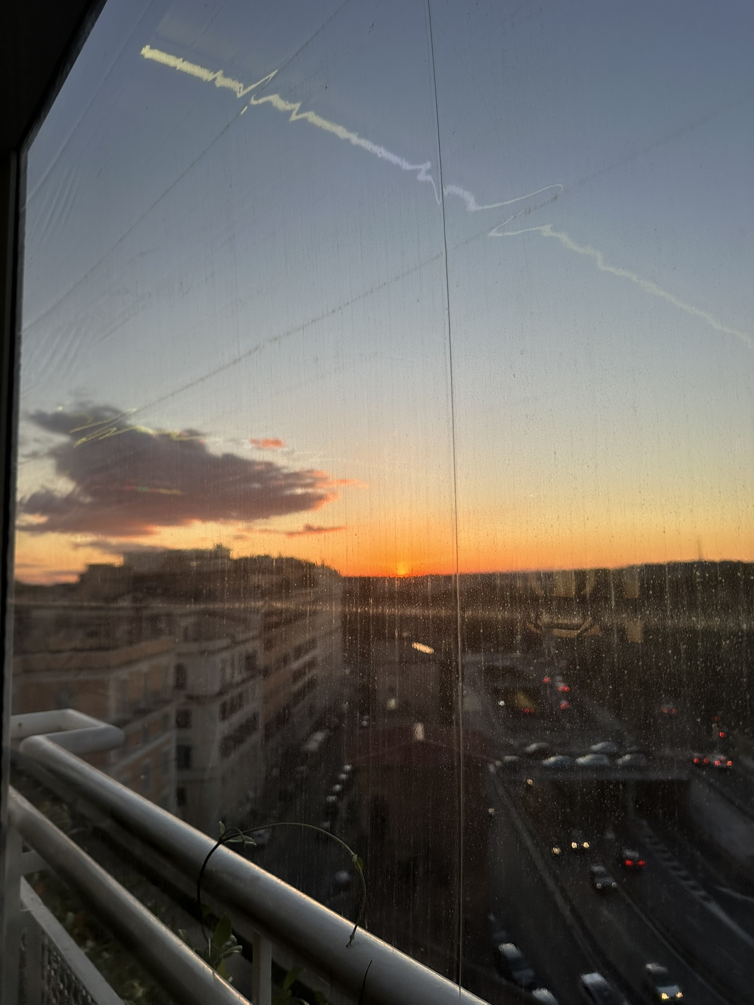 Rooftop sunset from Terrazza Borghese at The Tribune hotel in Rome